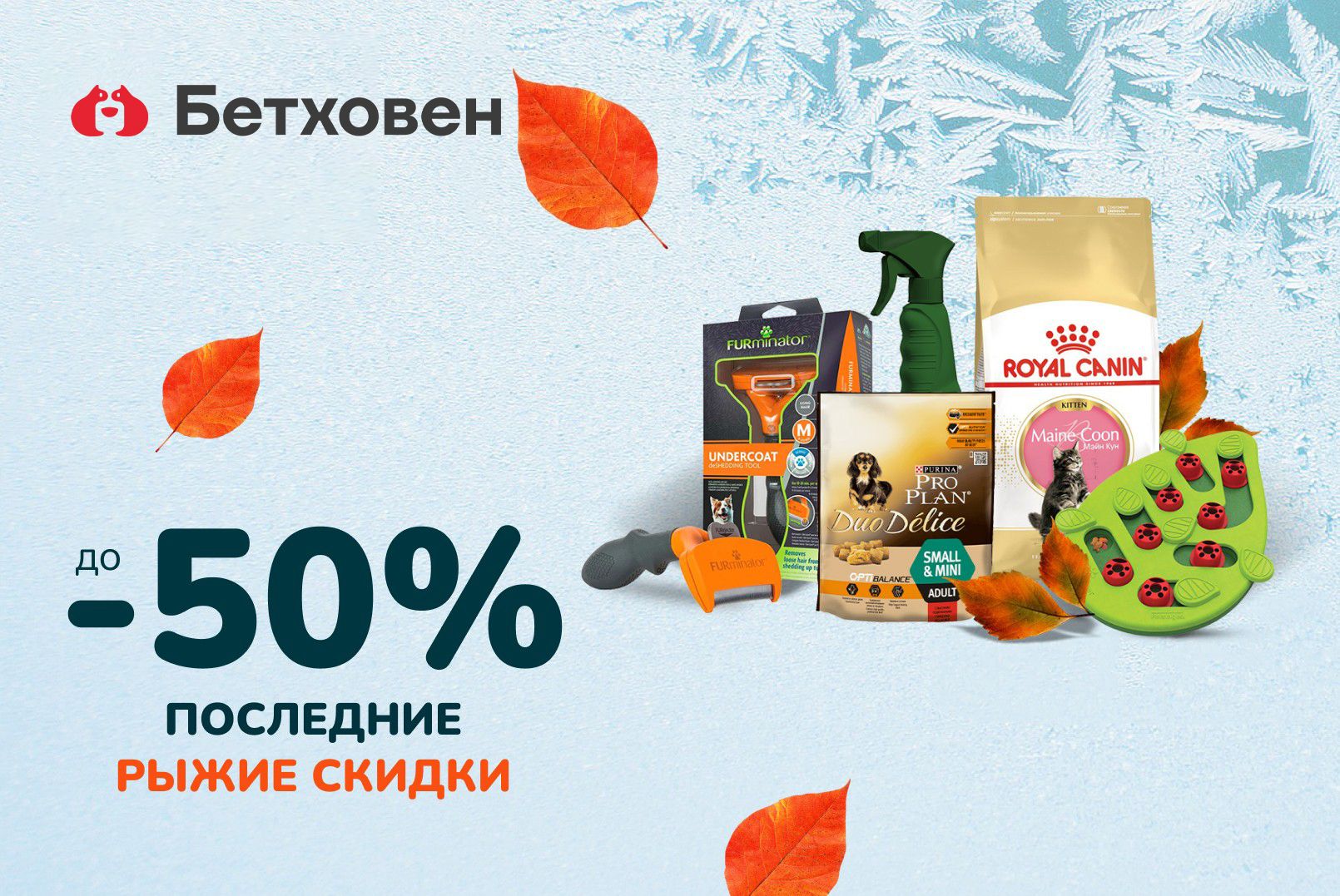 Последние рыжие скидки в Бетховен!