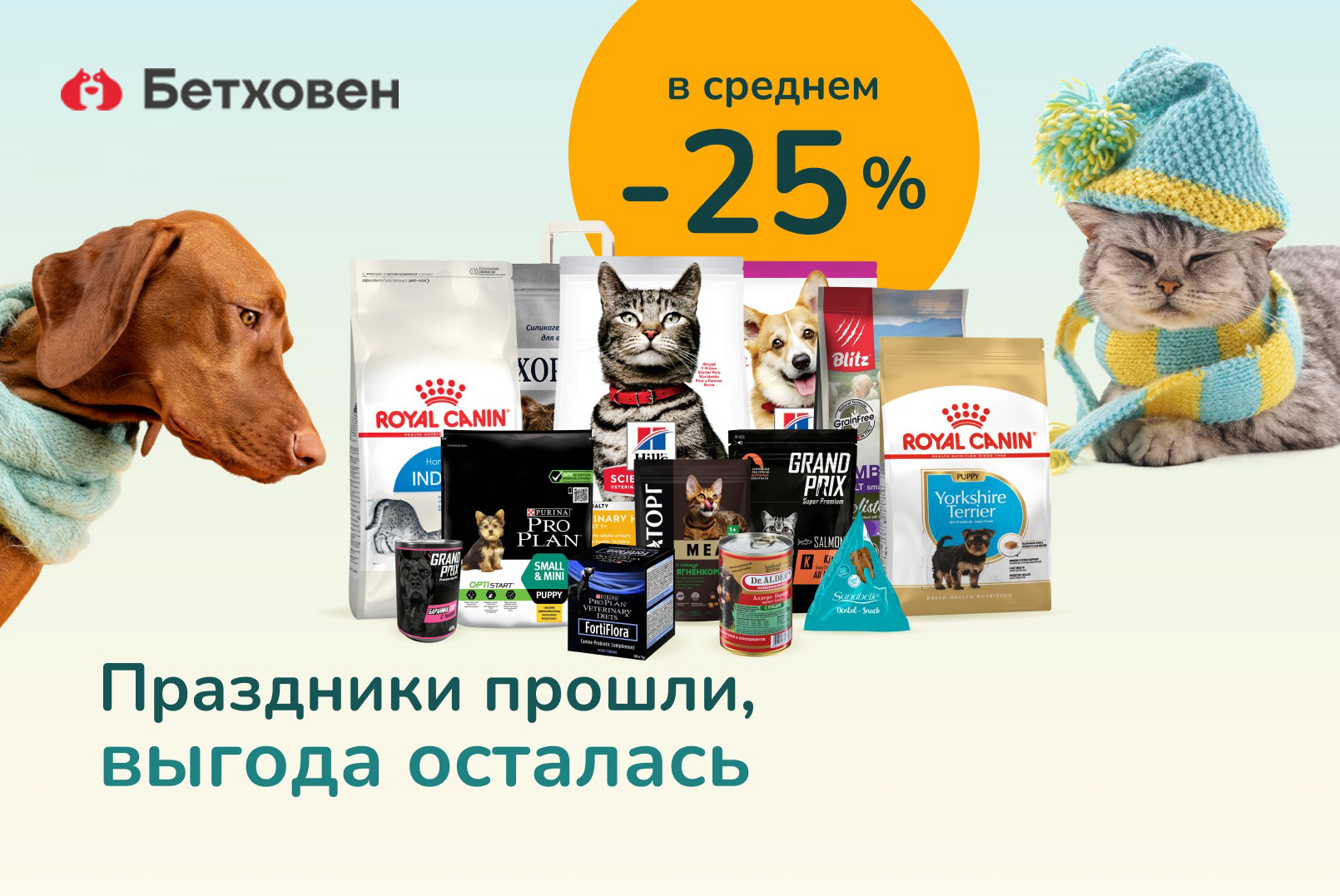 Праздники прошли, выгода осталась!